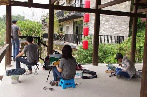 甘坑寫(xiě)生歸來(lái)丨流淌的春光 美深畫(huà)室