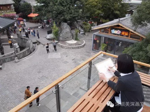 云南寫(xiě)生第2站丨告別大理的星辰和大海 美深畫(huà)室