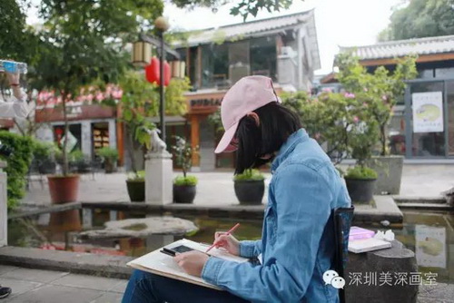 云南寫(xiě)生第2站丨告別大理的星辰和大海 美深畫(huà)室