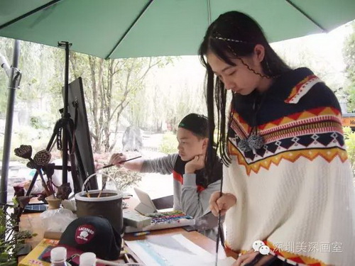 云南寫(xiě)生第2站丨告別大理的星辰和大海 美深畫(huà)室