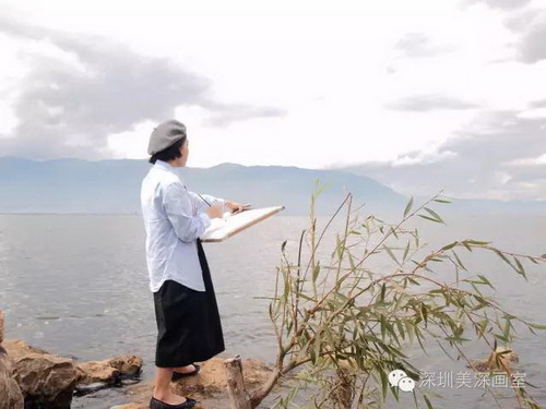云南寫(xiě)生第2站丨告別大理的星辰和大海 美深畫(huà)室