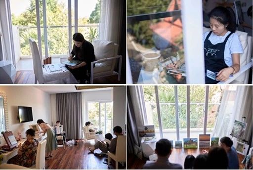 美深畫(huà)室2018吳哥窟秋季寫(xiě)生