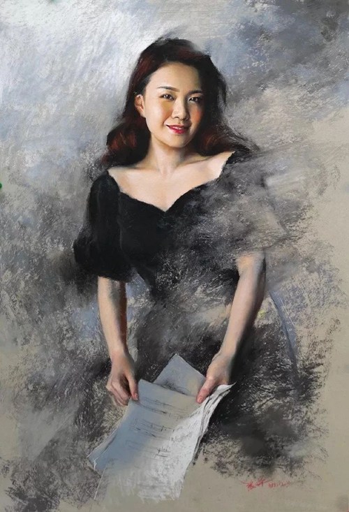 張燁色粉畫(huà)作品4