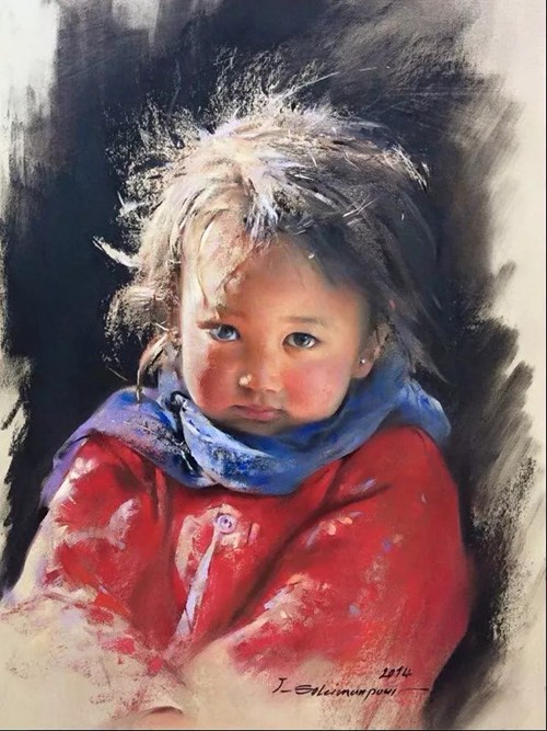 Javad Solimanpour色粉畫(huà)作品4
