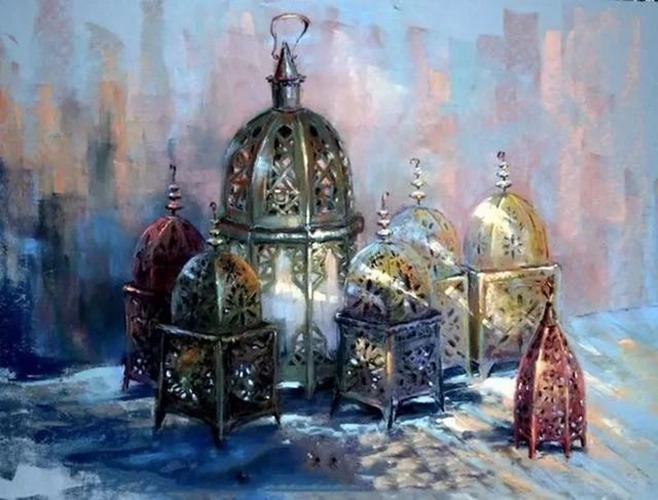 Claude Texier色粉畫(huà)作品1