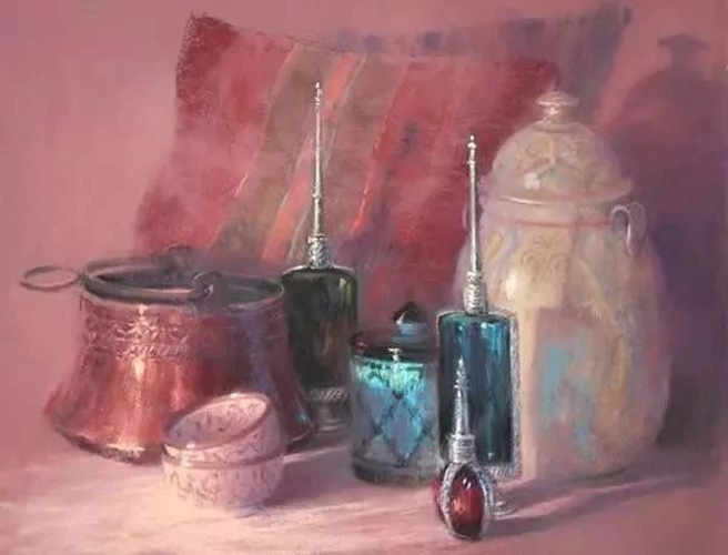 Claude Texier色粉畫(huà)作品4