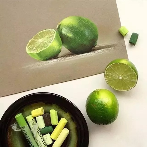 Lenokdih色粉畫(huà)作品1