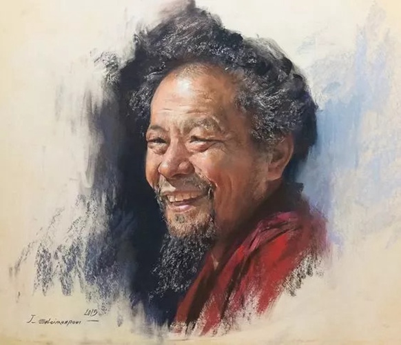 Javad Solimanpour色粉畫(huà)作品2