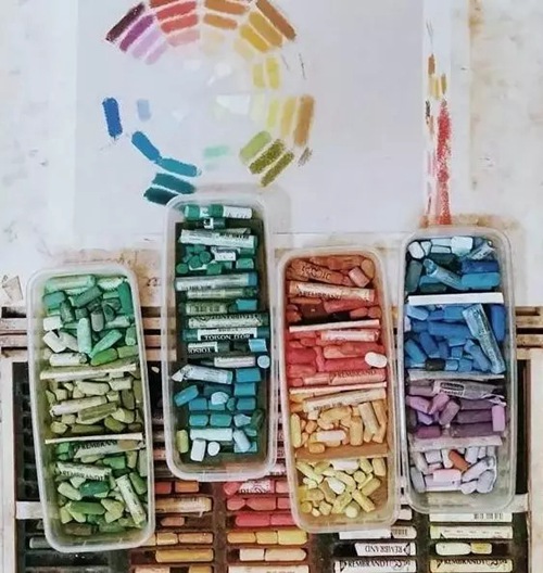 色粉畫(huà)研習班5